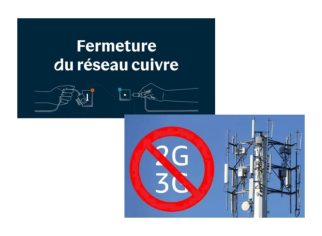 Fermeture réseau cuivre et technologies 2G et 3G